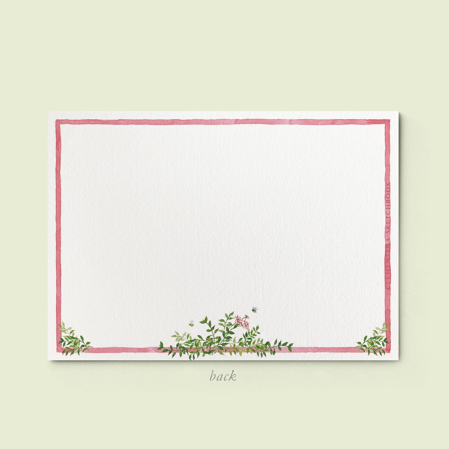 Spring Stationery card