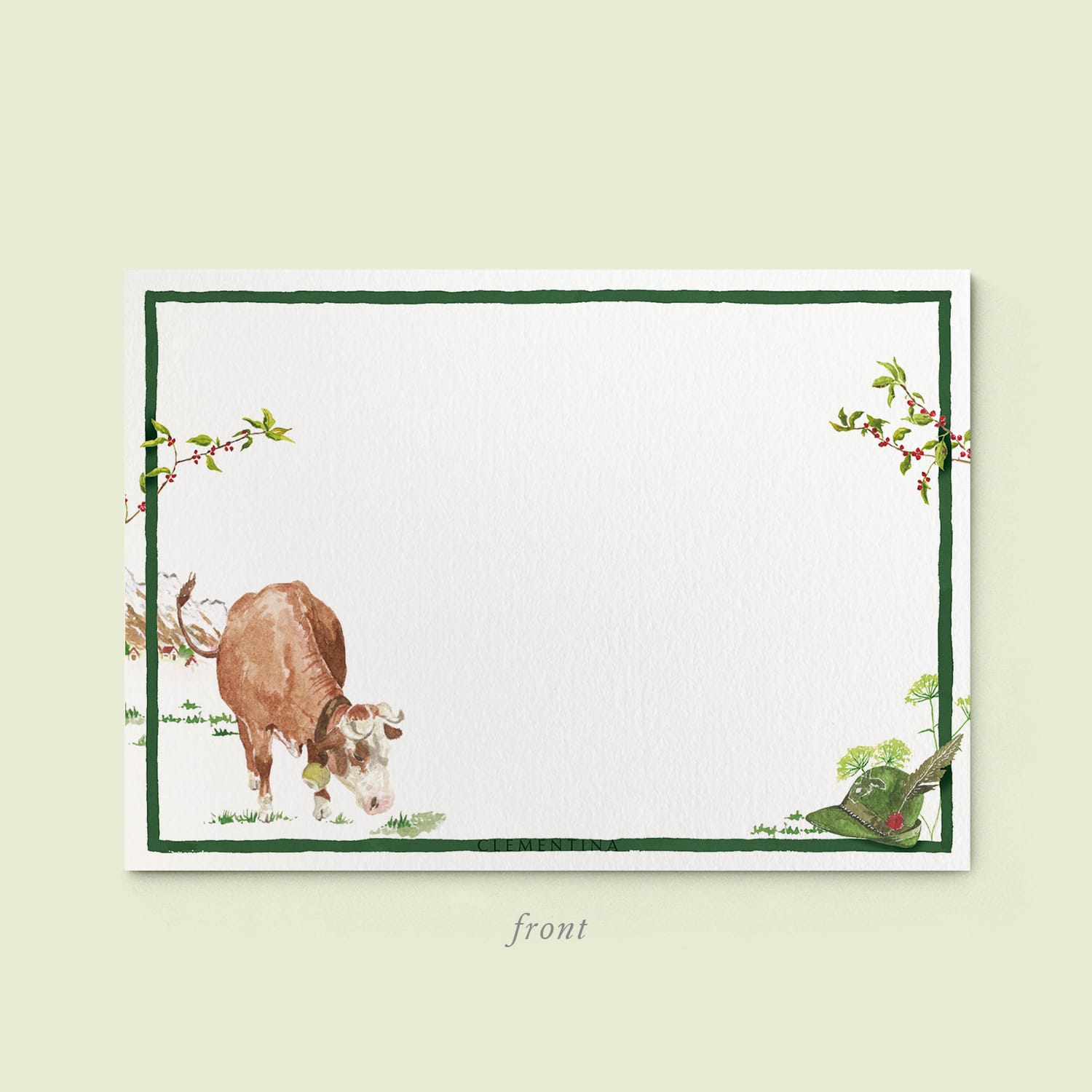 Summer Mountains Stationery Card-5
