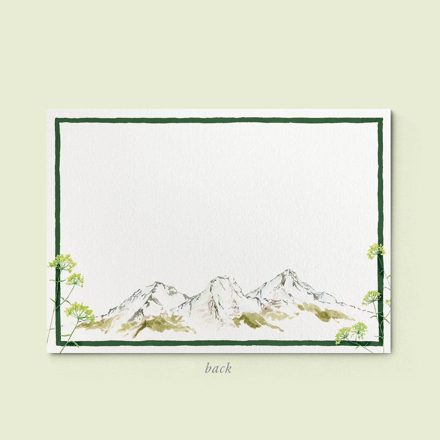 Summer Mountains Stationery Card-6