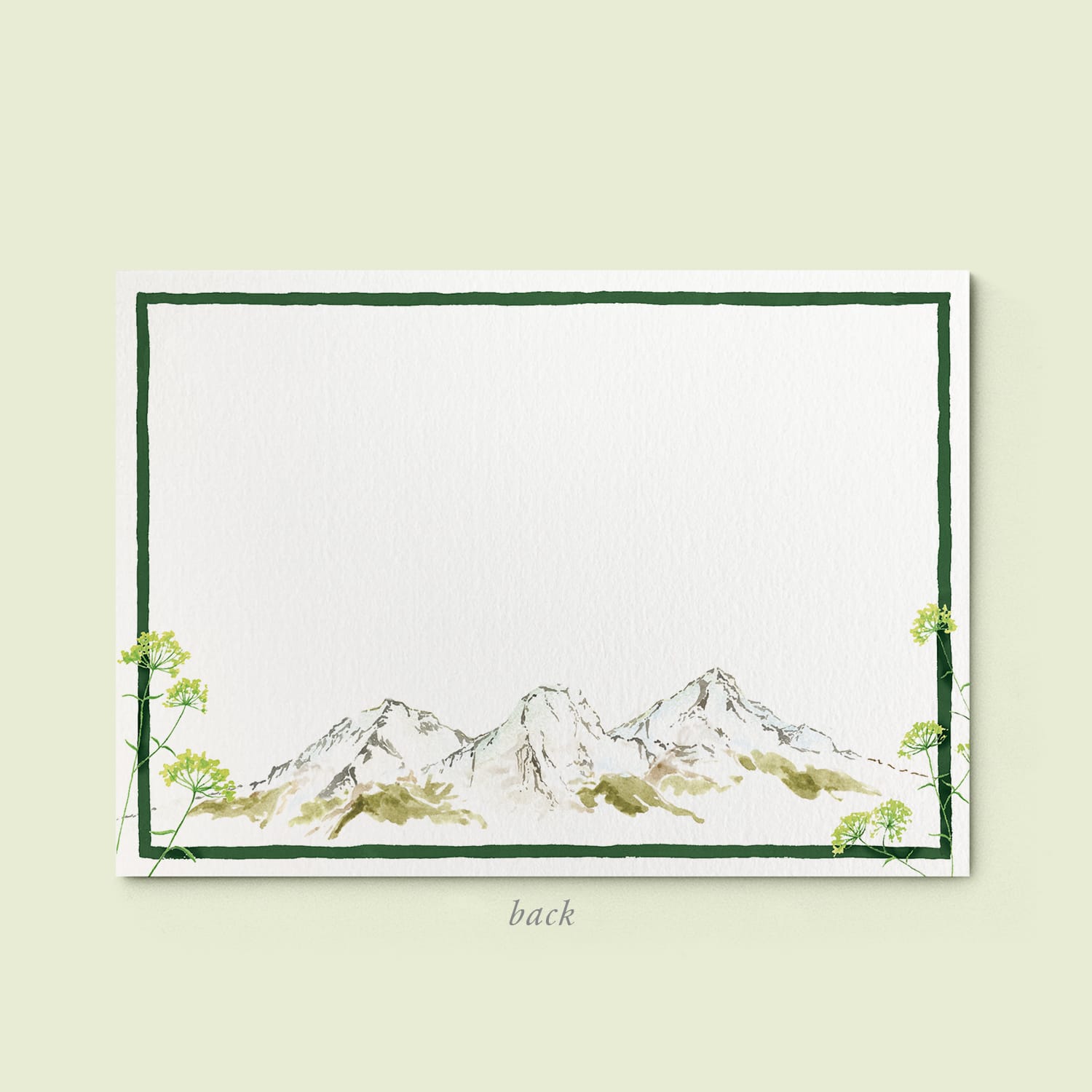 Summer Mountains Stationery Card-6