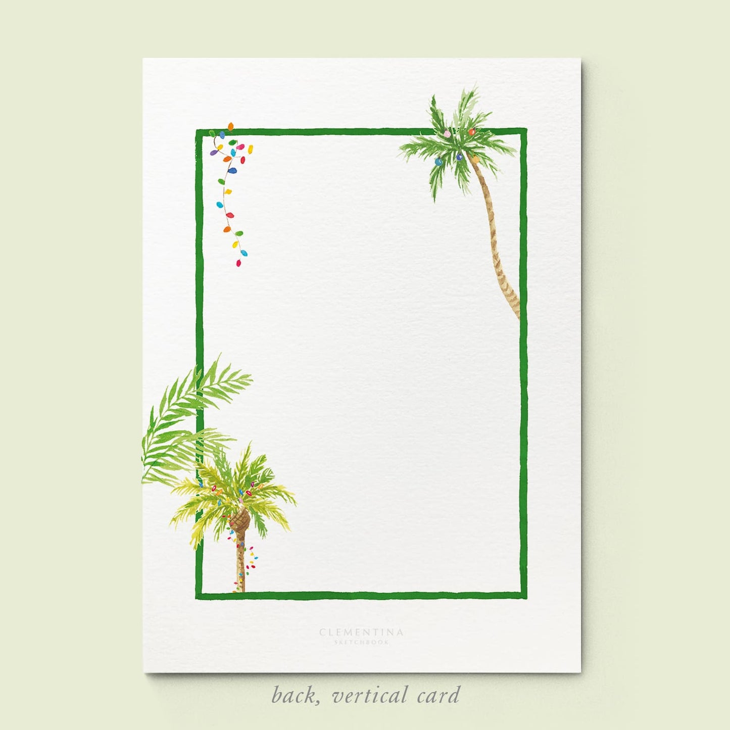 Tropical Christmas Family Cards printed - 03