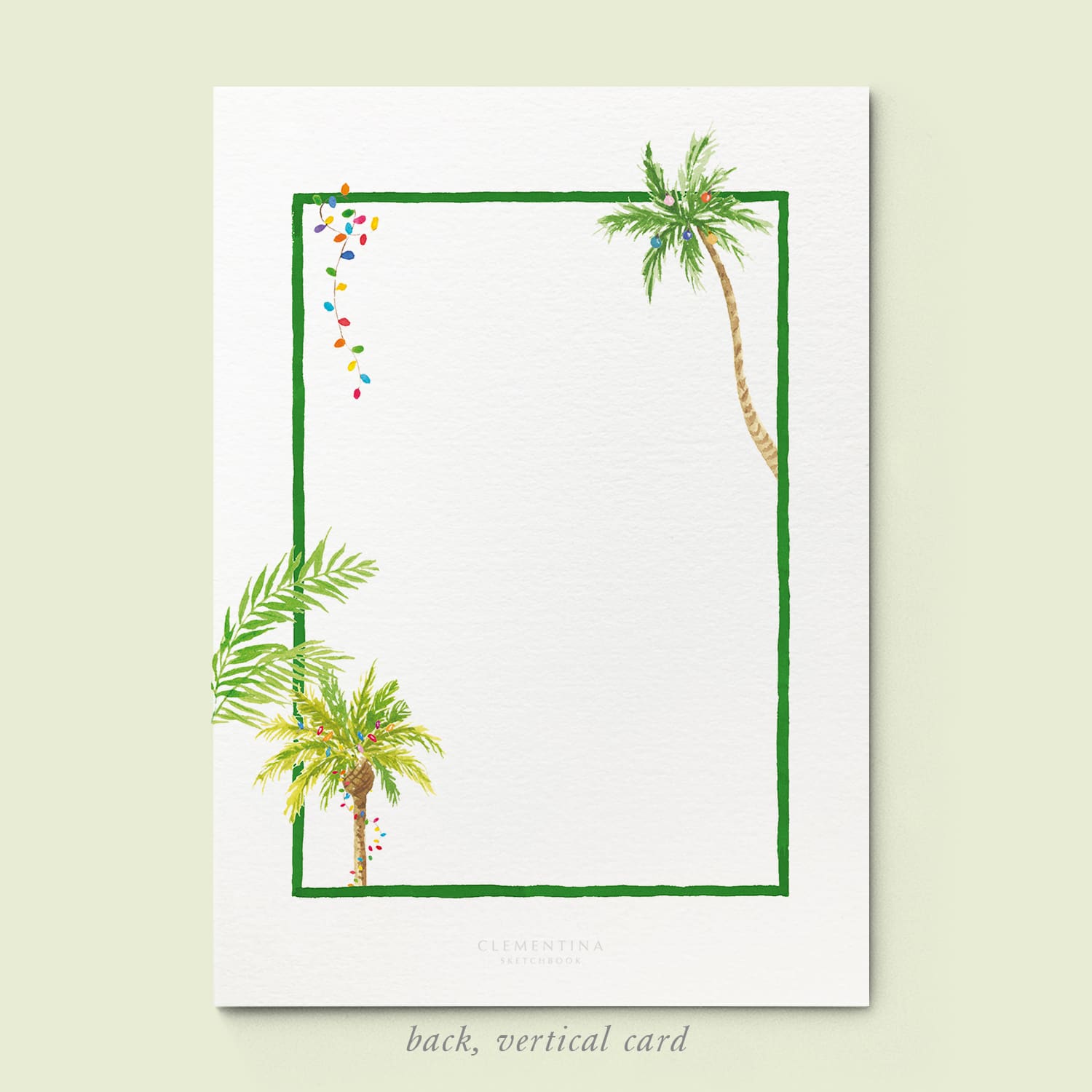 Tropical Christmas Family Cards printed - 03