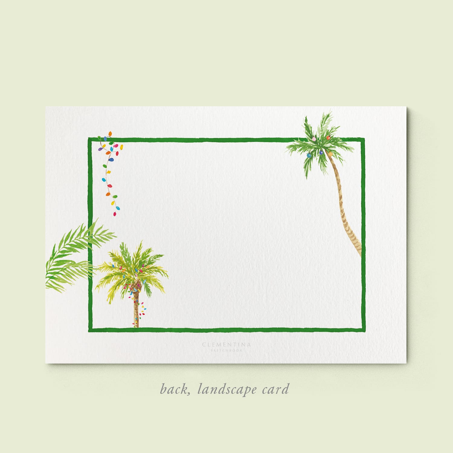 Tropical Christmas Family Cards printed - 06