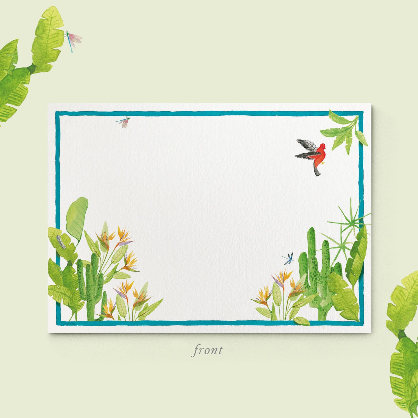 Tropical Escape Stationery Cards