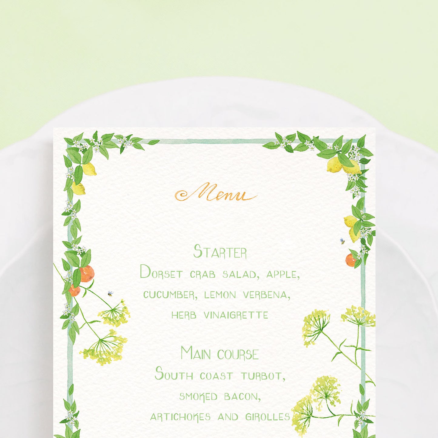Tuttifrutti Menus