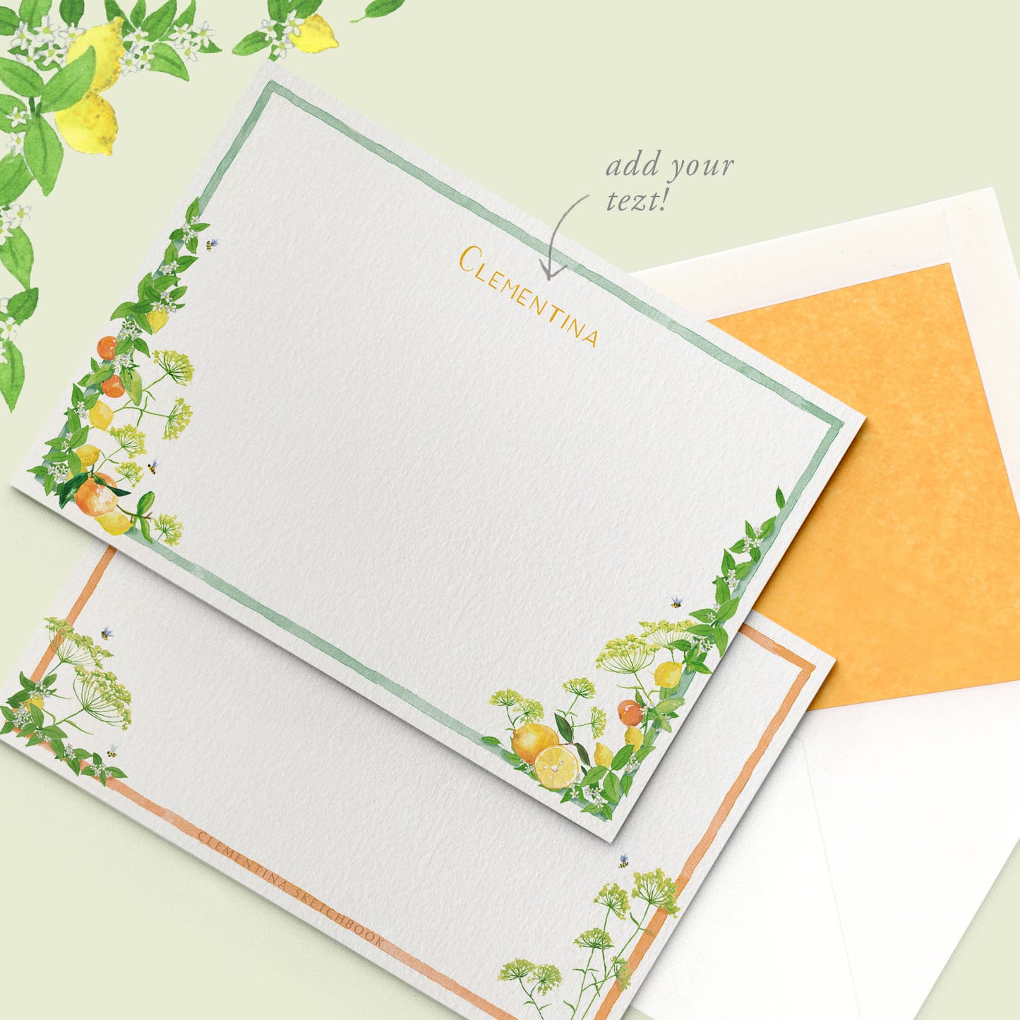 Tuttifrutti Stationery Cards
