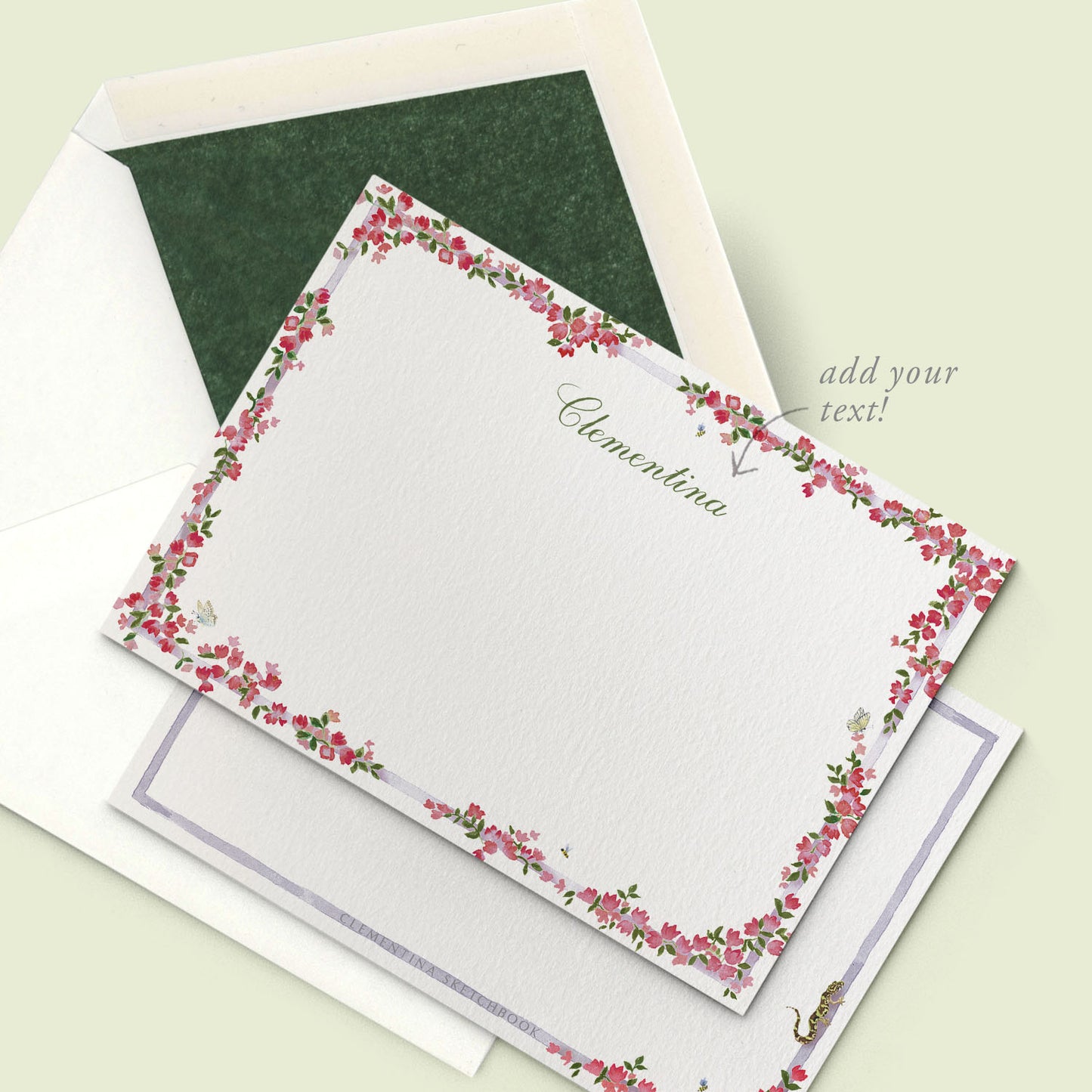 Under The Bougainvillea Stationery Cards