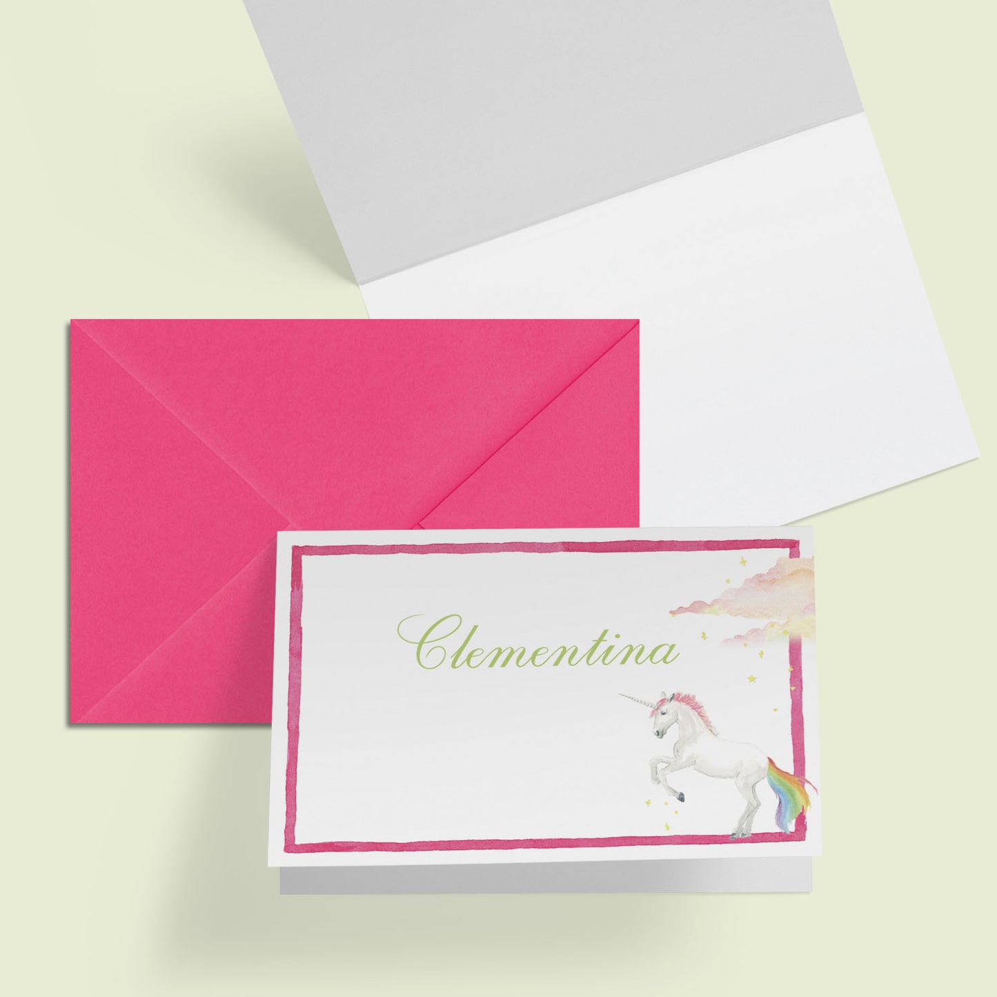 Unicorns Mini Notecards