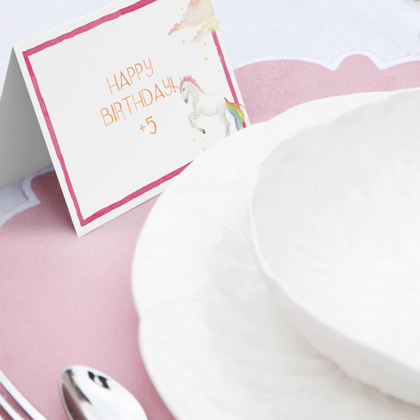 Unicorns place cards - KIDS - 03