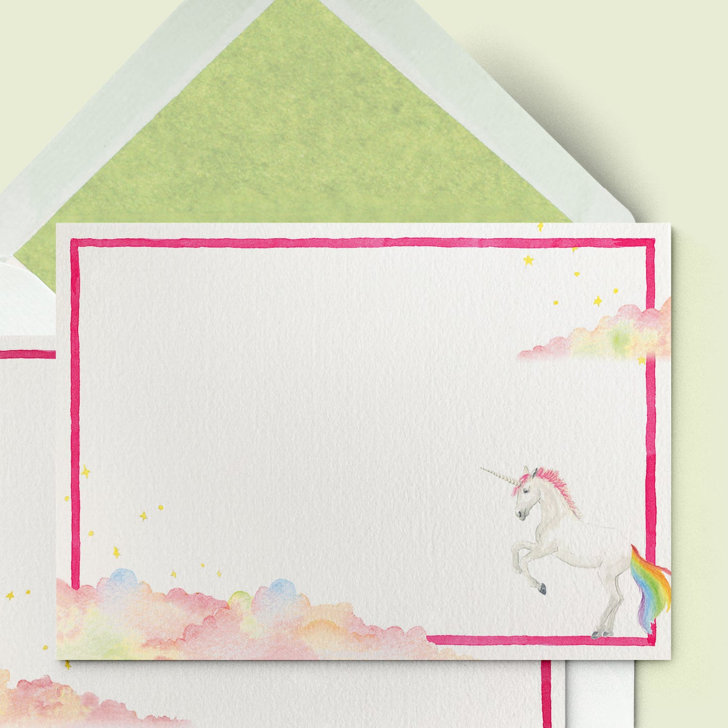 Unicorns Stationery Cards