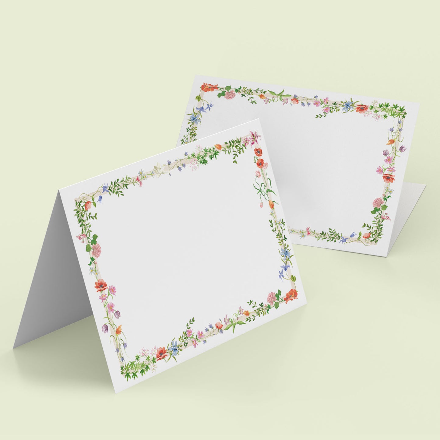 Wild Blooms Mini Personal Stationery Cards