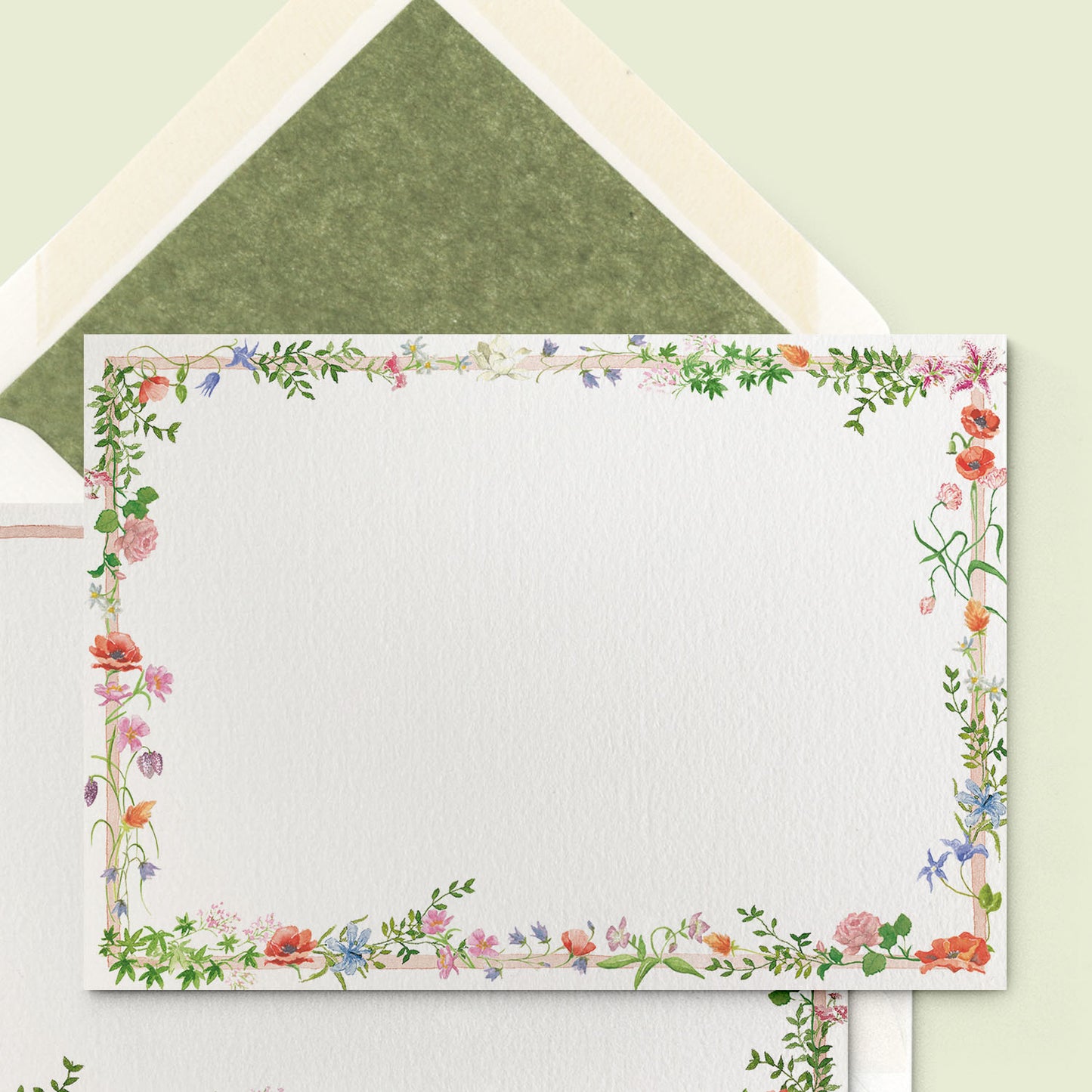 Wild Blooms Stationery Cards
