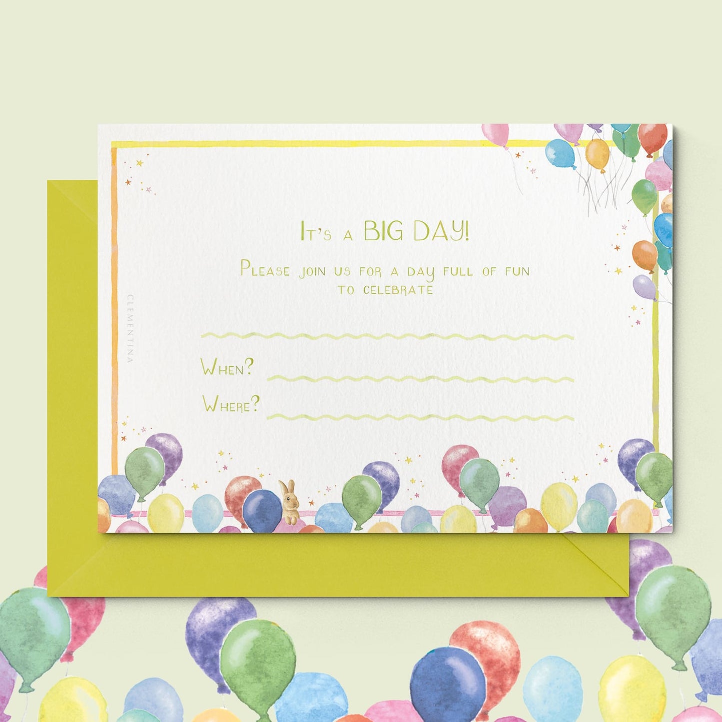 Baby Birthday Party Printed template - 01