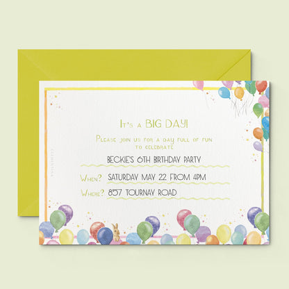 Baby Birthday Party Printed template - 02