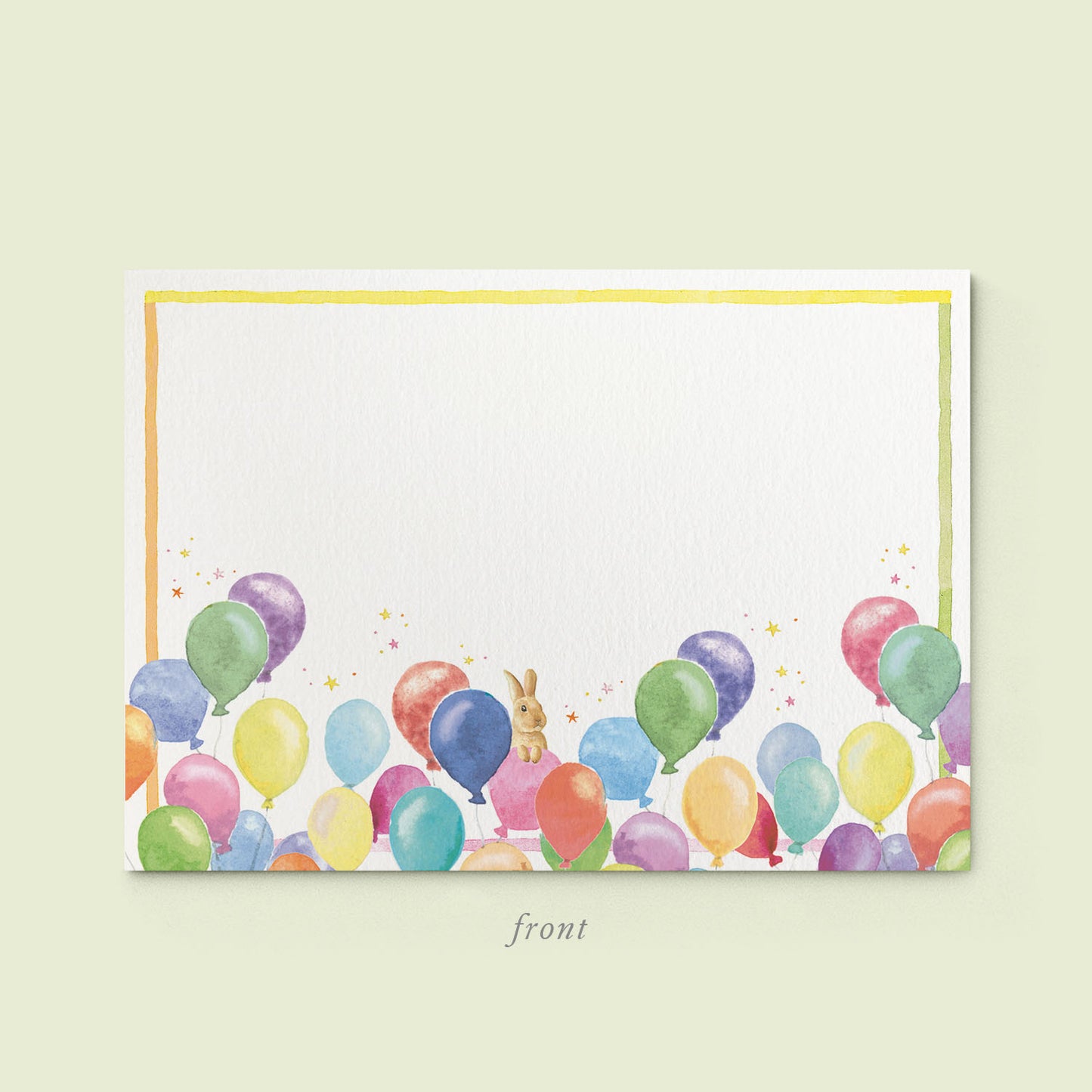 Birthday Balloons Stationery Cards