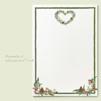 CHRISTMAS WREATH Invitation Template Mockups - 02