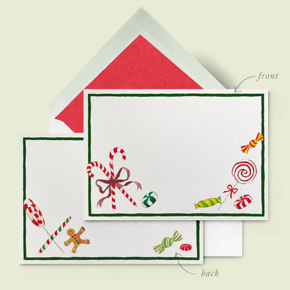 Candy Xmas Stationery Card - 01