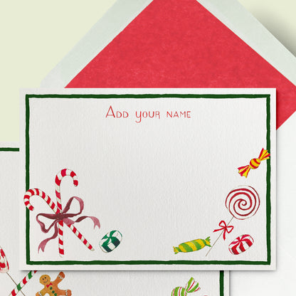 Candy Xmas Stationery Card - 02