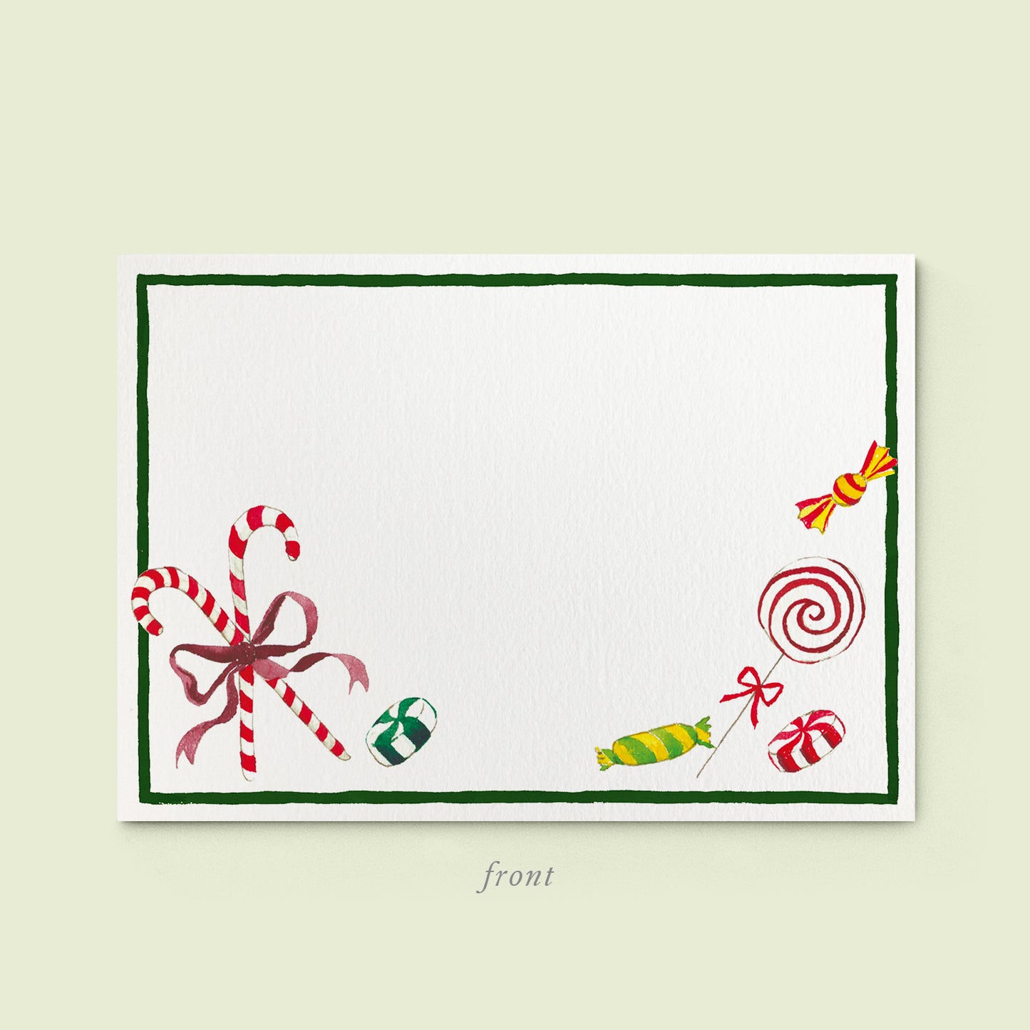 Candy Xmas Stationery Card - 03