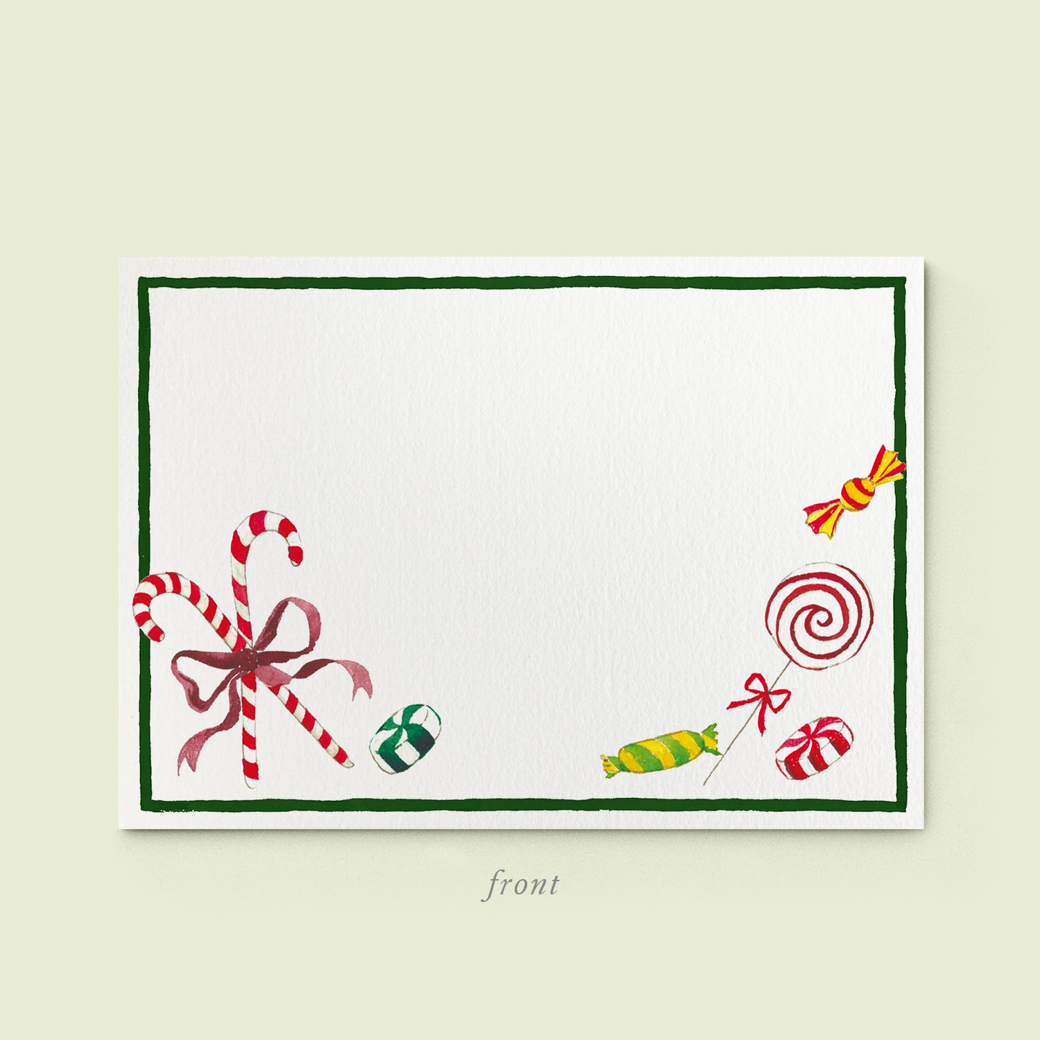 Candy Xmas Stationery Card - 03