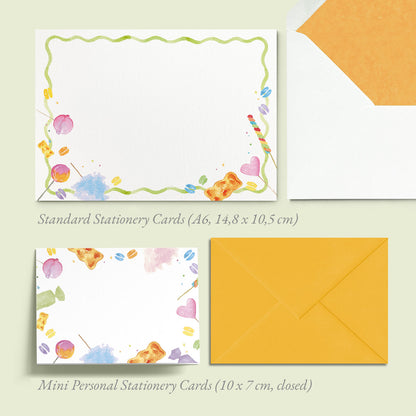 Candy Mini Personal Stationery Cards