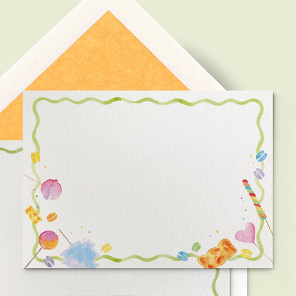 Candy Stationery Cards