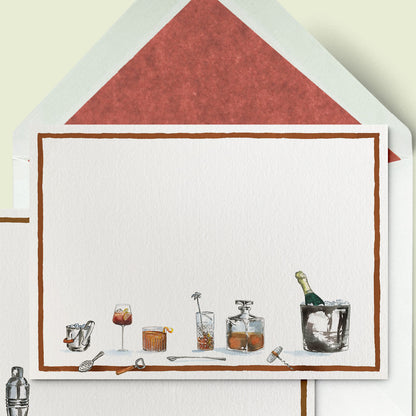 Cheeky Drinks Stationery Cards