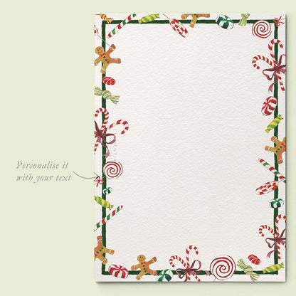 Christmas Candies Invitation Template Mockups - 02