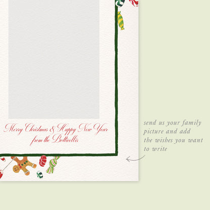 Christmas Candies digital FAMILY CARDS
