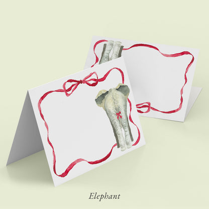 Christmas Safari Place Cards