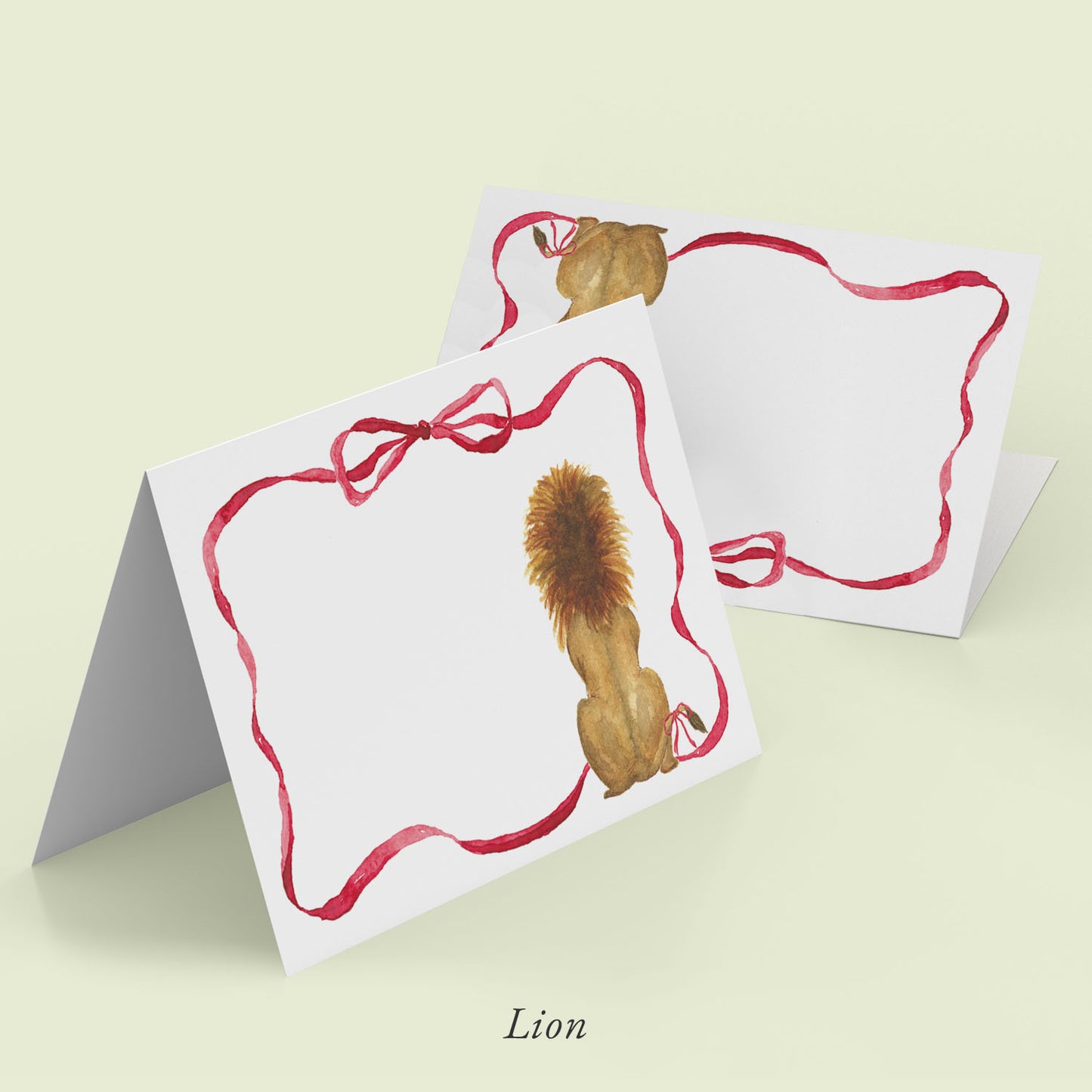 Christmas Safari Place Cards