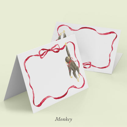 Christmas Safari Place Cards