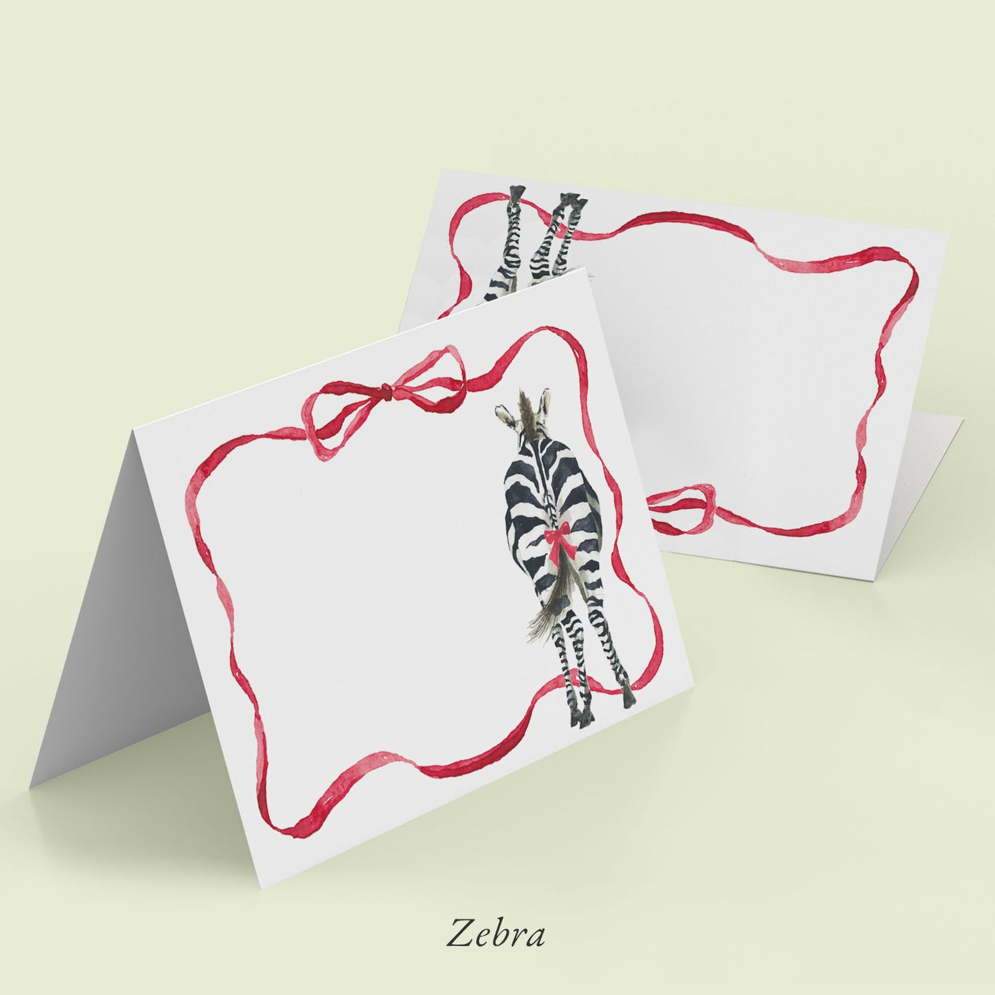 Christmas Safari Place Cards