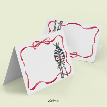 Christmas Safari Place Cards