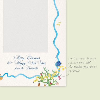 Christmas Under The Sea Digital Family Cards