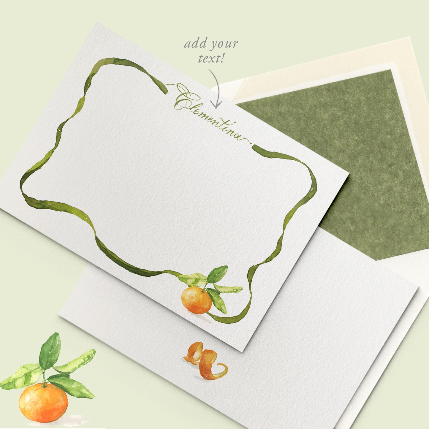 Clementine Stationery Cards