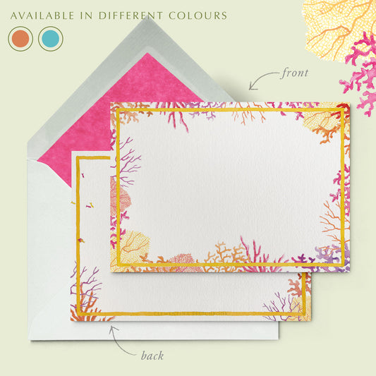 Coral Reefs Stationery Cards