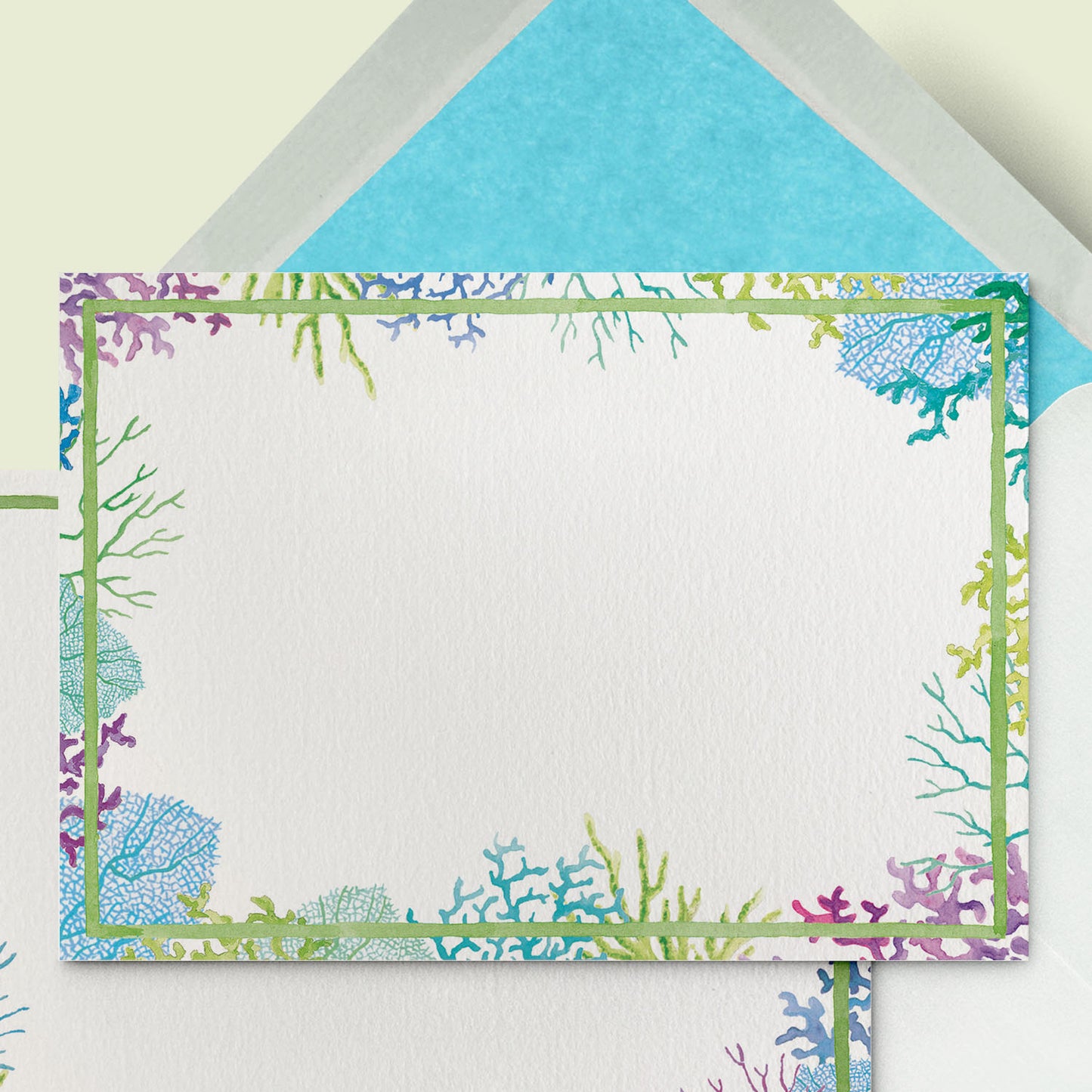 Coral Reefs Stationery Cards
