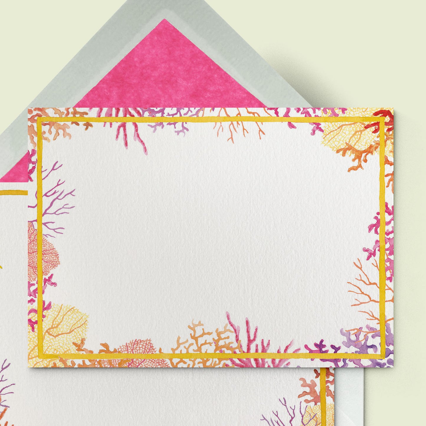 Coral Reefs Stationery Cards