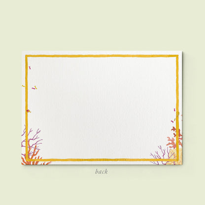 Coral Reefs Stationery Cards