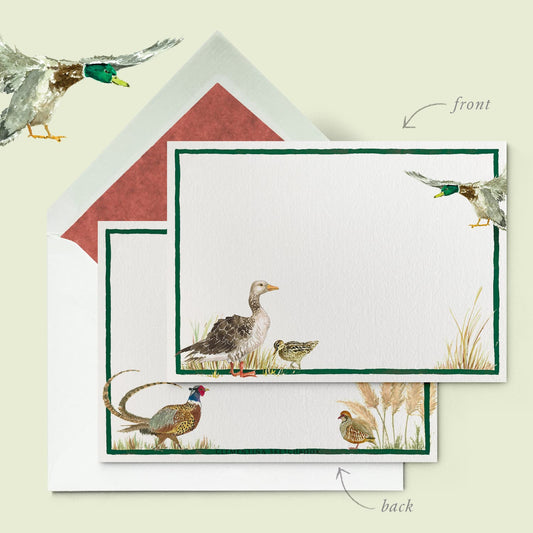 Countryside Birds stationery cards - 01