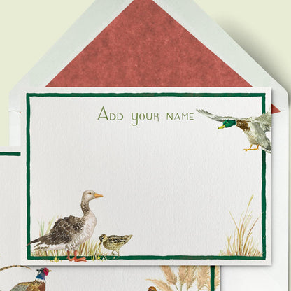 Countryside Birds stationery cards - 02
