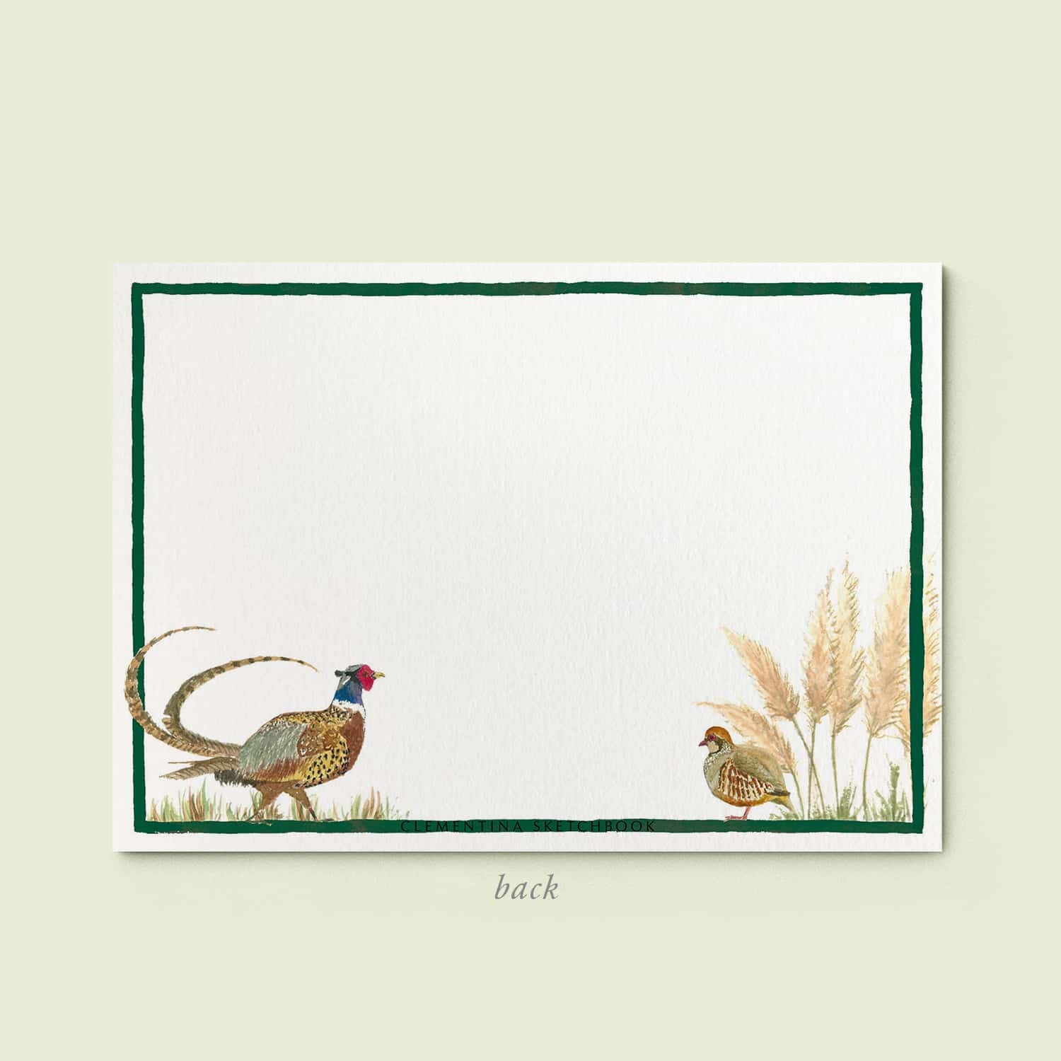 Countryside Birds stationery cards - 04