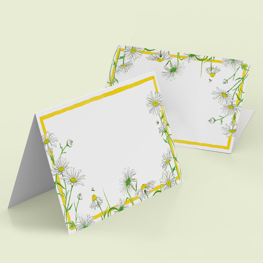 Daisies place cards - 01