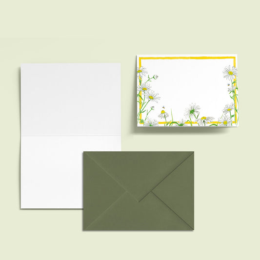 Daisies Mini Notecards