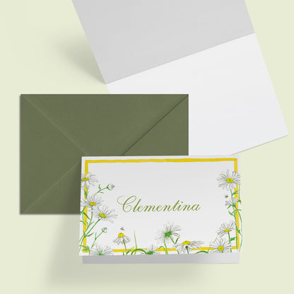 Daisies Mini Notecards