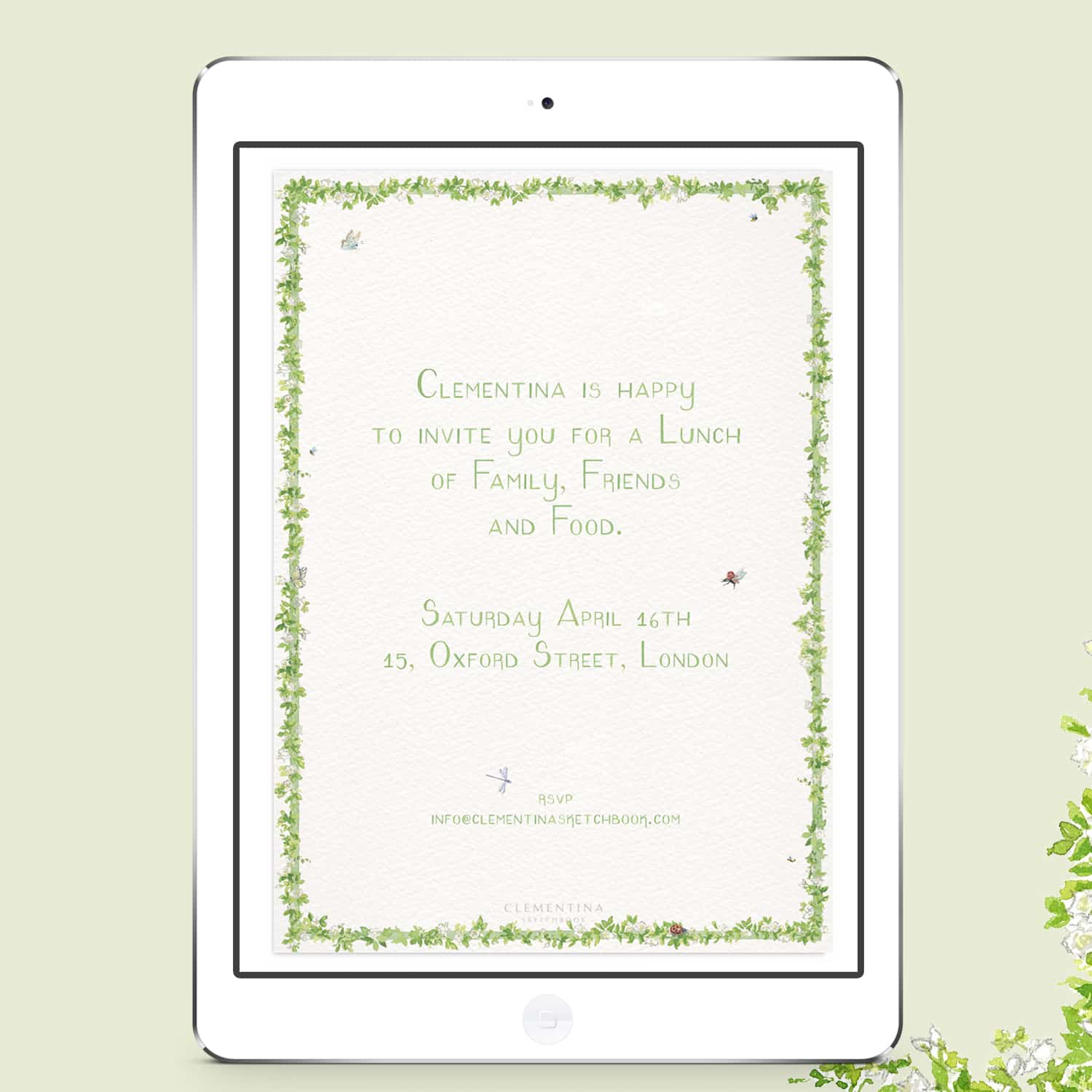 Enchanted Garden Invitation - 01 copy copia