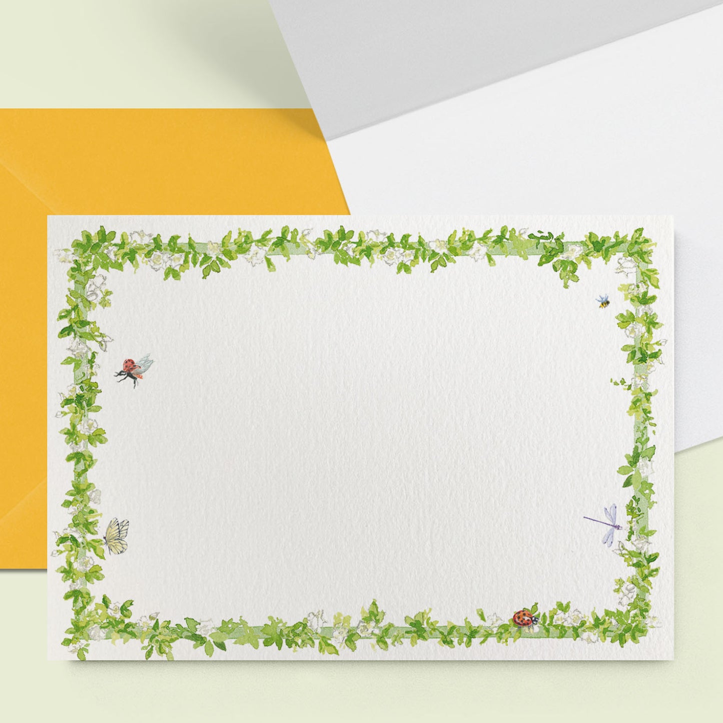 Enchanted Garden Mini Personal Stationery Cards