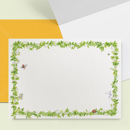 Enchanted Garden Mini Personal Stationery Cards