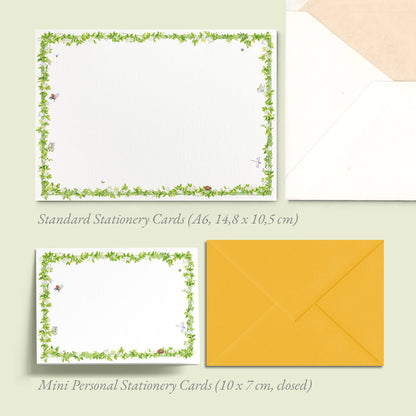 Enchanted Garden Mini Personal Stationery Cards